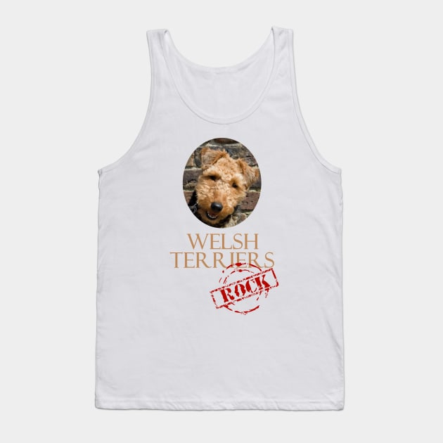 Welsh Terriers Rock! Tank Top by Naves